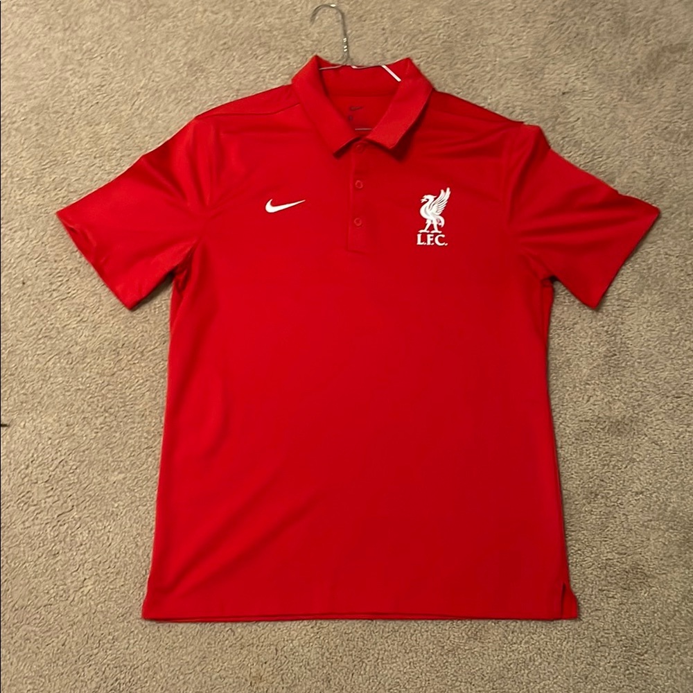 Nike Men's Red Polo Shirt
